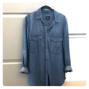 Oversized Chambray Button up